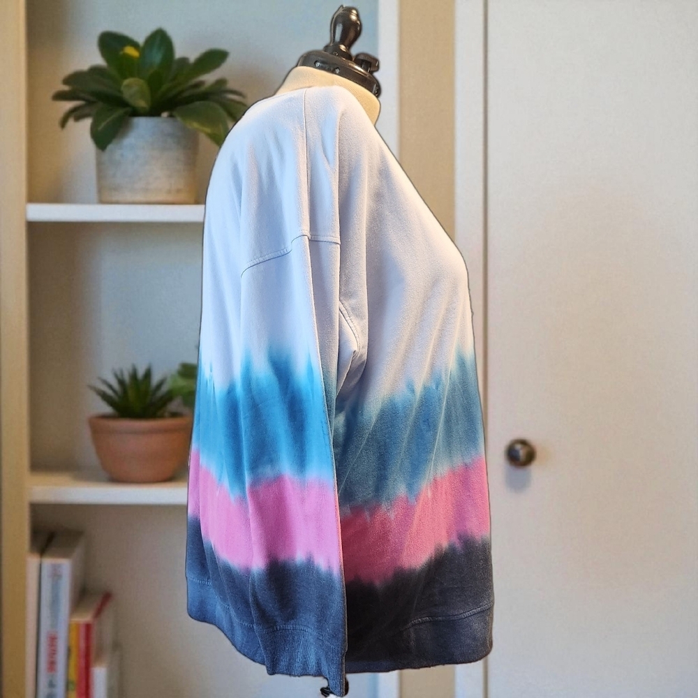Livi Active Blue and Pink Tie-Dye Sweatshirt - Picture 5 of 8